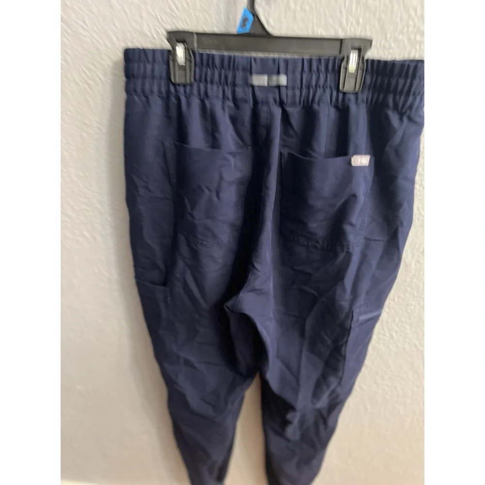 FIGS Technical Collection Blue  Scrub Jogger Pants Womens Size Large